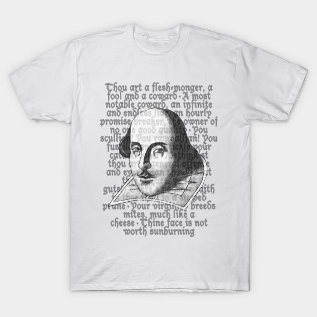 Shakespearean Insults T-Shirt by Bowl of Surreal